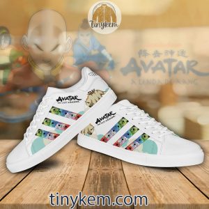 Avatar the Last Airbender Leather Skate Low Top Shoes