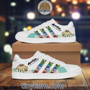 Avatar the Last Airbender Leather Skate Low Top Shoes