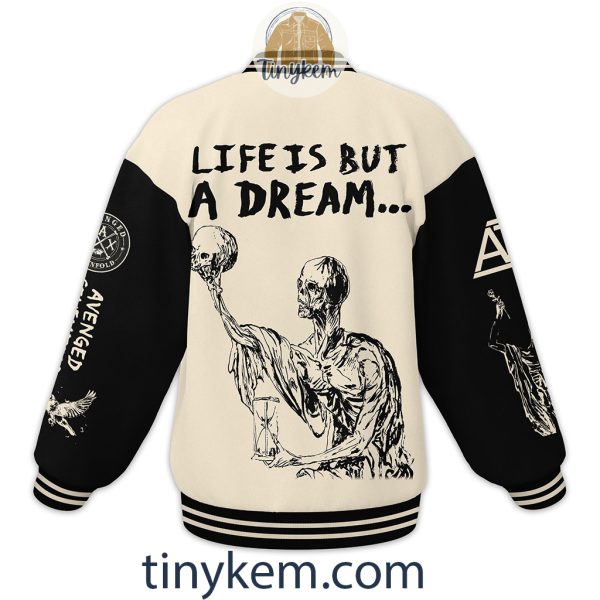 Avenged Sevenfold Baseball Jacket: Life Is But A Dream