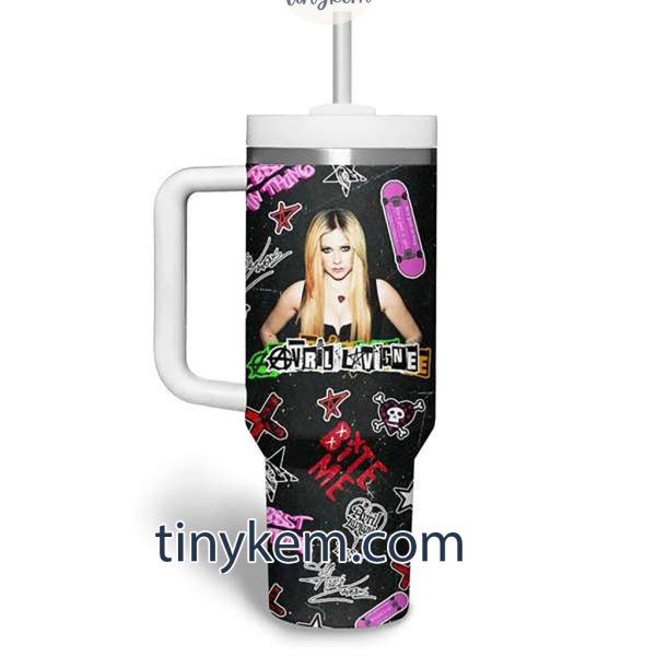 Avril Lavigne 40Oz Tumbler