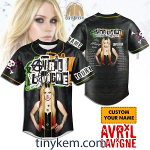 Avril Lavigne Tour 2024 Customized Baseball Jersey