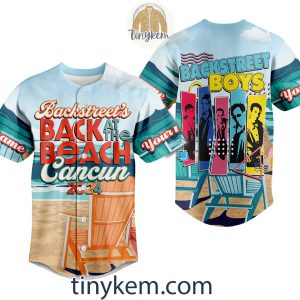 Backstreet Boys Baseball Jersey and Cap: Cancun 2024 Tour