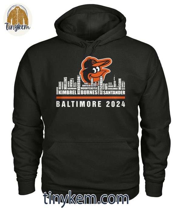 Baltimore Orioles 2024 Roster Shirt