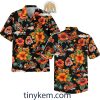 Baltimore Orioles Hawaiian Shirt: Mascot Floral Style