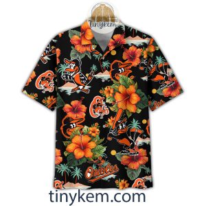 Baltimore Orioles Hawaiian Shirt Summer Tropical Flowers2B2 JP5ER