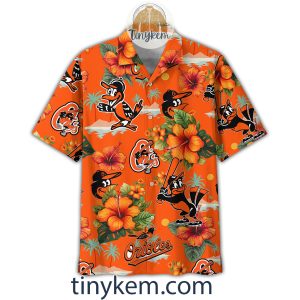 Baltimore Orioles Hawaiian Shirt Summer Tropical Flowers2B5 VkAZA