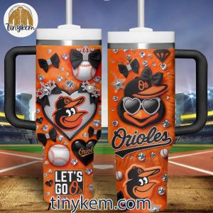 Baltimore Orioles Let Go Os 40OZ Tumbler 4 ltDSs