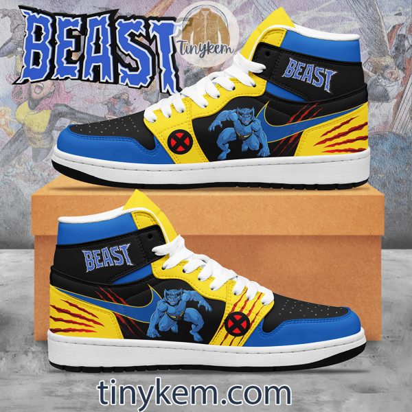 Beast X-men Customized Air Jordan 1 High Top Shoes