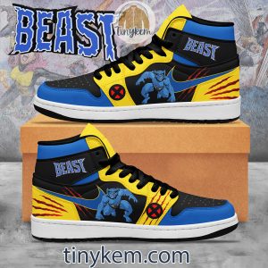 Beast X men Customized Air Jordan 1 High Top Shoes2B4 QfTNj