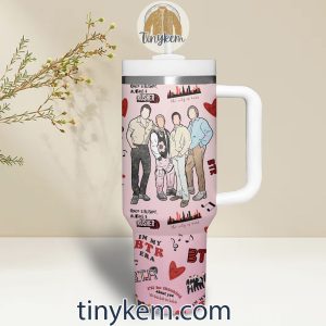 Big Time Rush 40Oz Tumbler Pink White2B3 uGIUs