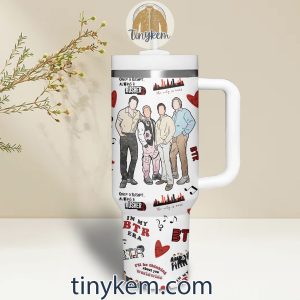 Big Time Rush 40Oz Tumbler Pink White2B5 rgKrw