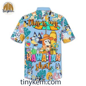 Bluey Cartoon Summer Hawaiian Shirt 3 O9RA1