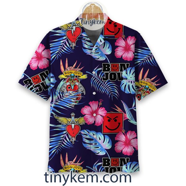 Bon Jovi Floral Summer Hawaiian Shirt