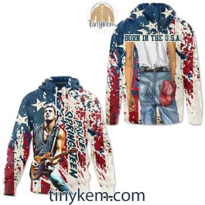 Bruce Springsteen All Over Print Tshirt Hoodie Born In The USA2B4 ocgWZ