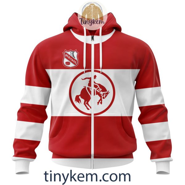 Calgary Flames Customized Hoodie, Tshirt, Sweatshirt With Heritage Design