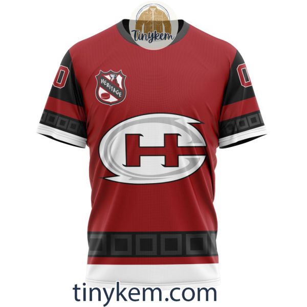 Carolina Hurricanes Customized Hoodie, Tshirt, Sweatshirt With Heritage Design