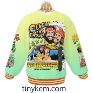 Cheech and Chong Smoking Baseball Jacket2B3 2tmTr