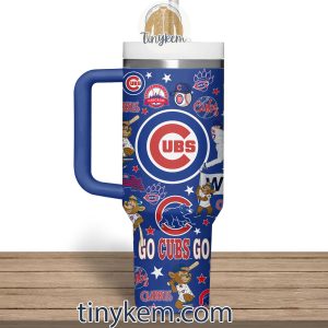 Chicago Cubs Customized 40 Oz Tumbler White Blue2B2 rPoSf