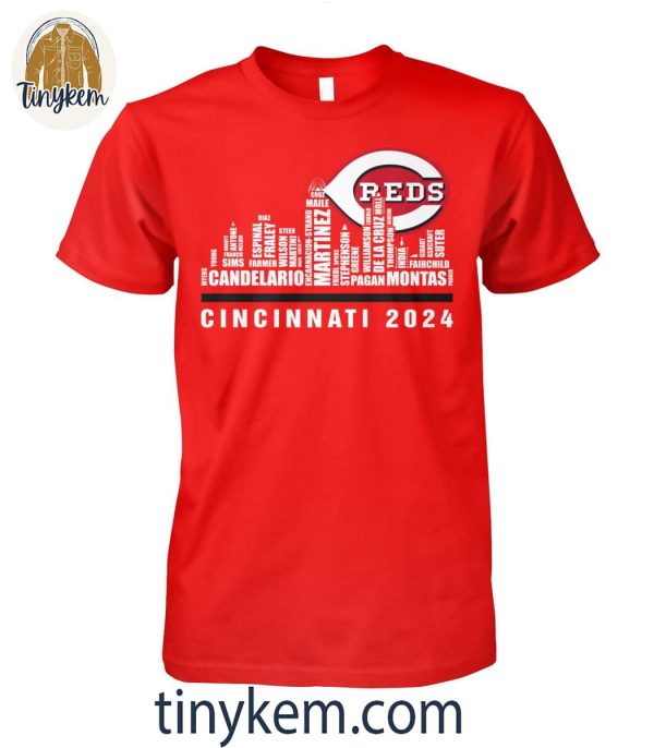 Cincinnati Reds 2024 Roster Shirt
