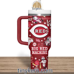 Cincinnati Reds Customized 40 Oz Tumbler Big Red Machine2B4 U1DcG
