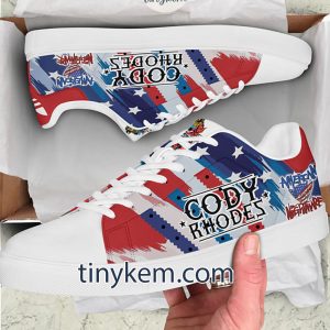 Cody Rhodes Customized Leather Skate Shoes2B3 eB0ze