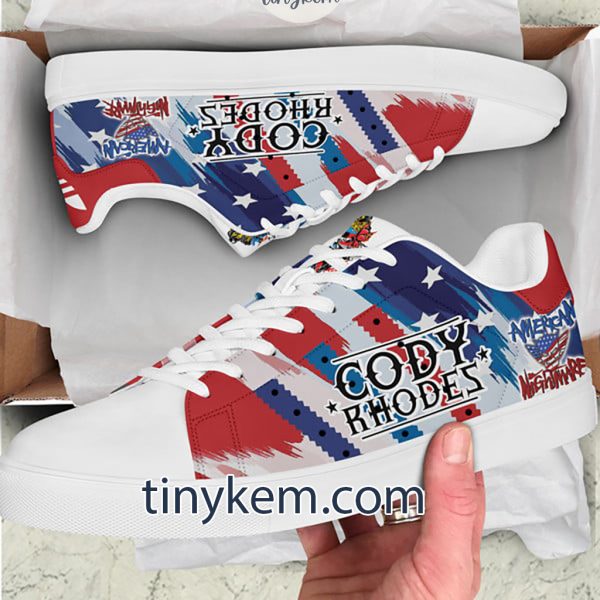 Cody Rhodes Customized Leather Skate Shoes