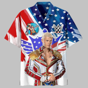 Cody Rhodes WWE Universal Champions 2024 Hawaiian Shirt