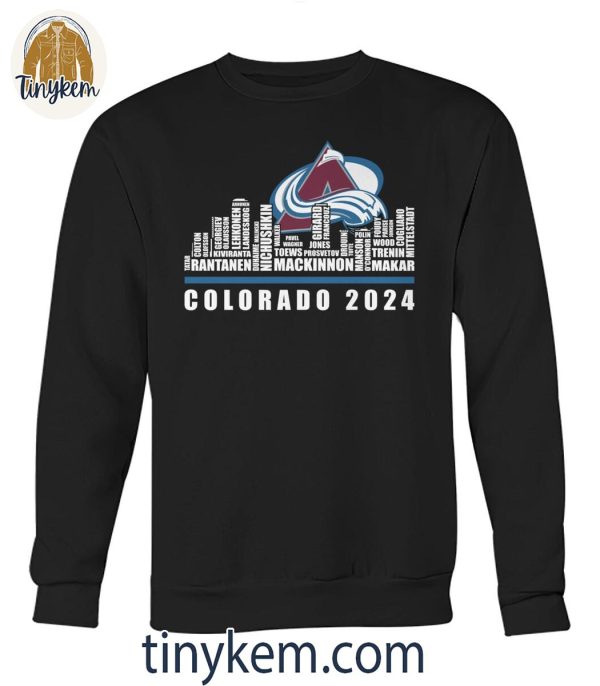 Colorado Avalanche 2024 Roster Shirt
