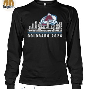 Colorado Avalanche 2024 Roster Shirt 4 dypJB