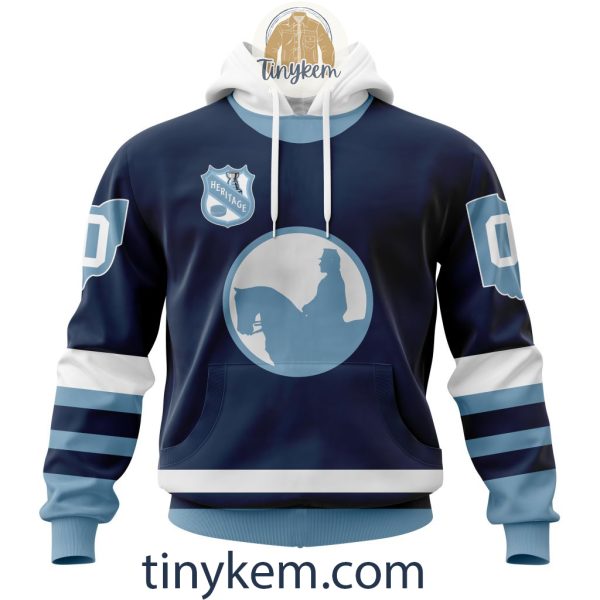 Columbus Blue Jackets Customized Hoodie, Tshirt, Sweatshirt With Heritage Design