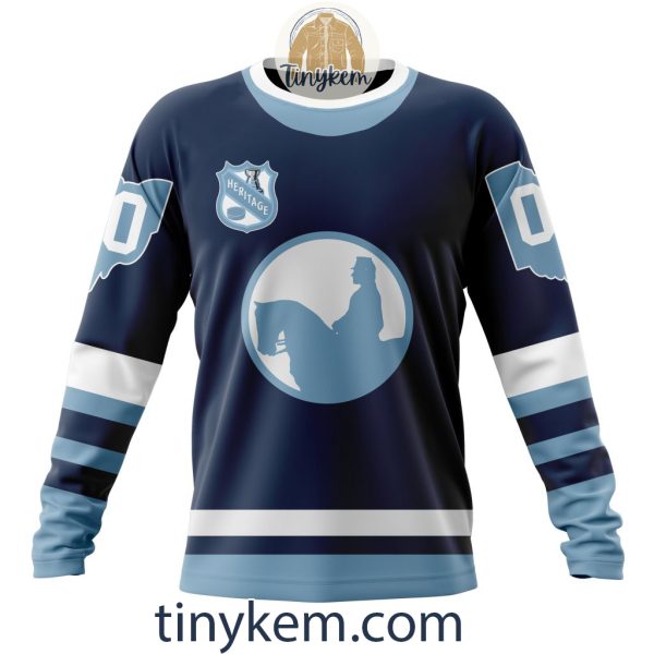 Columbus Blue Jackets Customized Hoodie, Tshirt, Sweatshirt With Heritage Design