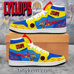 Cyclops X men Customized Air Jordan 1 High Top Shoes2B4 aoxDn