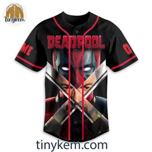 Deadpool 26 Wolverine 2024 Film Custom Baseball Jersey 2 r4bsv