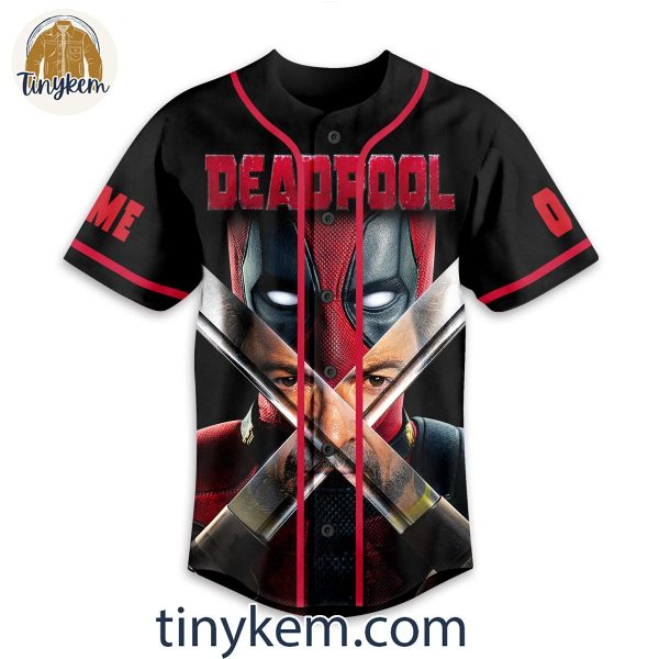 Deadpool & Wolverine 2024 Film Custom Baseball Jersey