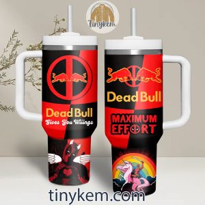 Deadpool 40 Oz Tumbler: Deadbull Maximum Effort