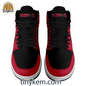 Deadpool Air Jordan 1 Red High Top Sneakers