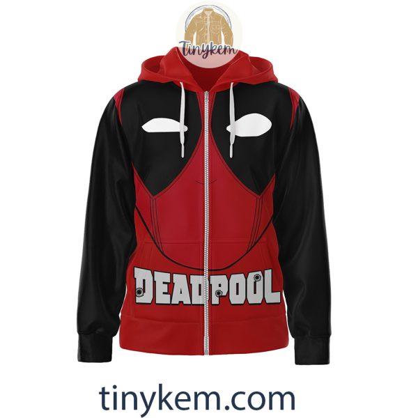 Deadpool Zipper Hoodie: Maximum Effort