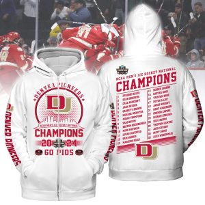 Denver Pioneers NCAA Hockey Champions 2024 Tshirt Hoodie Sweatshirt2B4 0yDv4