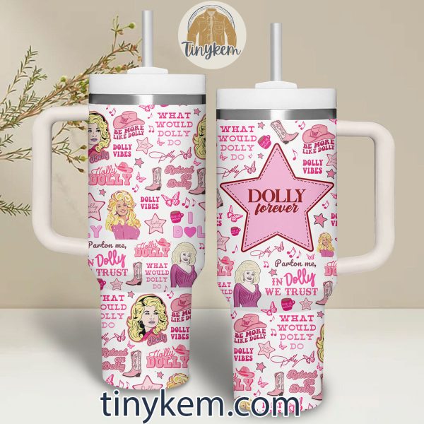 Dolly Vibes 40 Oz Tumbler