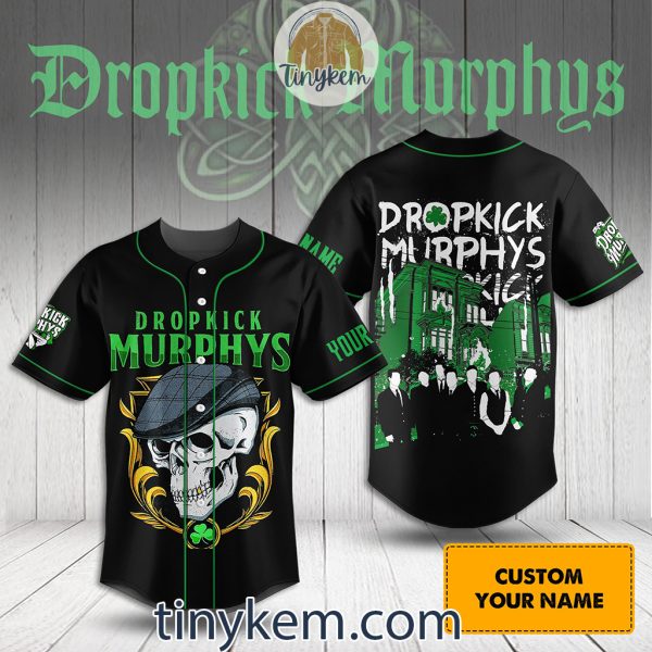 Dropkick Murphys Customized Baseball Jersey