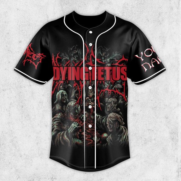 Dying Fetus Customized Baseball Jersey