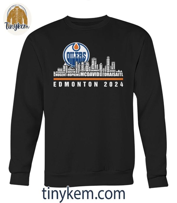 Edmonton Oilers 2024 Roster Shirt