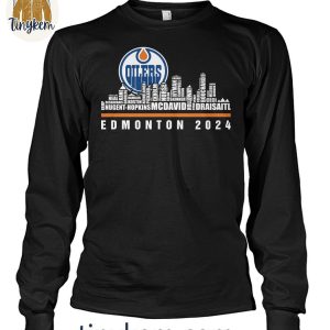 Edmonton Oilers 2024 Roster Shirt 4 gkrjE