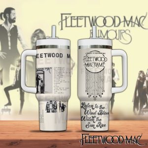 Fleetwood Mac 40Oz Tumbler: Listen To The Wind Blow