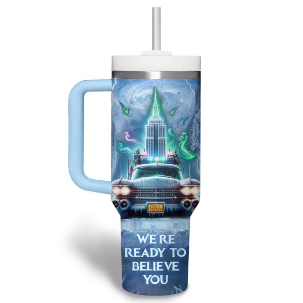 Forzen Empire Ghostbusters 40 Oz Tumbler: We’ve Ready To BeLieve You