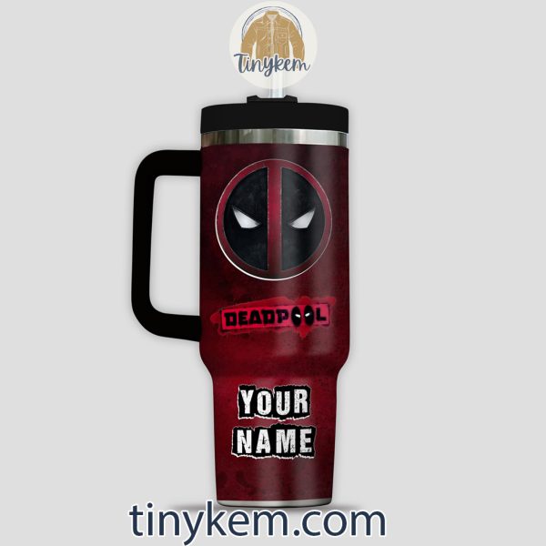 Funny Deadpool Customized 40 Oz Tumbler