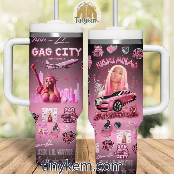 Gag City 40Oz Tumbler: Gift for Nicki Minaj fans