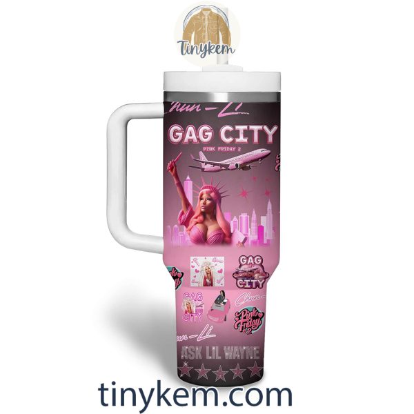 Gag City 40Oz Tumbler: Gift for Nicki Minaj fans