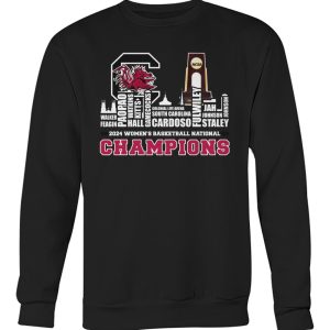 Gamecocks 2024 Roster With NCAA Champions Trophy Cup Shirt2B3 hz8Qj