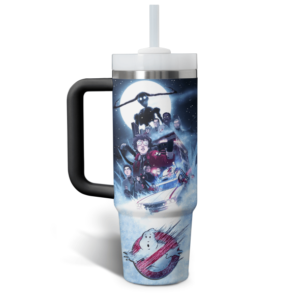 Ghostbusters 40Oz Tumbler With Handle and Straw